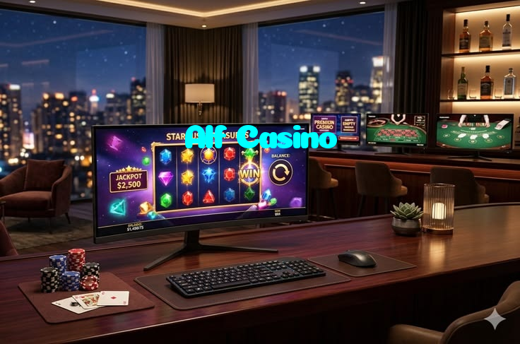 Alf Casino casino presented on mobile device in Pakistan with slots and live games